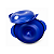 Tupperware Cristal Pop Oval Azul Policarbonato 1,5 Litros - Imagem 3
