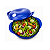 Tupperware Cristal Pop Oval Azul Policarbonato 1,5 Litros - Imagem 2