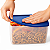 Tupperware Espaçosa 3 Litros Base Leitosa Tampa Azul - Imagem 3