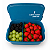 Tupperware Basic Line Slim 590ml Com Divisórias Turmalina - Imagem 2