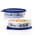 Tupperware Pratinho Aquarela Azul 500ml - Imagem 2