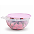 Tupperware Tigela Criativa 3 Litros Base Translucida e Tampa Rosa - Imagem 2