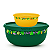 Tupperware Kit Tigela Toque Mágico Tropical 550ml + 4,3L - Imagem 1