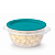 Tupperware Super Mini Instantânea 400ml Base Translucida Tp Verde - Imagem 1