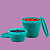 Tupperware Kit Tigela Classic Verde 2 Peças - Imagem 4