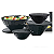 Tupperware Kit Tigelas Prisma Policarbonato Preta - Imagem 3
