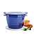 Tupperware Micro-cook Policarbonato 2,25 Litros Azul - Imagem 3