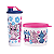 Tupperware Kit Stitch & Angel Copo 470 + Redondinha 500ml - Imagem 1