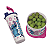 Tupperware Kit Stitch & Angel Copo 470 + Redondinha 500ml - Imagem 2
