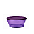 Tupperware Kit 2 Tigelas Clear Policarbonato + Pegador Roxo - Imagem 2