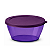 Tupperware Kit 2 Tigelas Clear Policarbonato + Pegador Roxo - Imagem 4