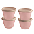 Tupperware kit Caçulinha 400ml 4 Peças Rosa - Imagem 1