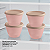 Tupperware kit Caçulinha 400ml 4 Peças Rosa - Imagem 5