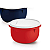 Tupperware Tigela Batedeira 1 Litro Vermelha - Imagem 2