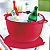 Tupperware Jumbo Criativa 14 Litros Lipstick - Imagem 2