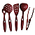 Tupperware Kit Utensilios Ideal Marsala - Imagem 1