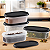 Tupperware Modular Oval 500ml Base Translucida Tampa Preta - Imagem 4