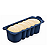 Tupperware Forma de Silicone Retangular 1 Litro Importada Azul - Imagem 3