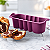 Tupperware Forma de Silicone Retangular 1 Litro Importada Roxa - Imagem 3
