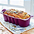 Tupperware Forma de Silicone Retangular 1 Litro Importada Roxa - Imagem 2