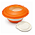 Tupperware Tigela Batedeira Plus 1,5 Litros Laranja e Bege - Imagem 2