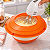 Tupperware Tigela Batedeira Plus 1,5 Litros Laranja e Bege - Imagem 3