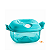 Tupperware Cristal Pop Policarbonato Quadrada 1,2 Litros Turmalina - Imagem 3