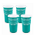 Tupperware Kit Copo Colors 350ml Redas 4 Peças - Imagem 1