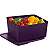 Tupperware Basic Line 5 Litros Base e Tampa Roxa - Imagem 2