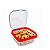 Tupperware Modular Quadrado Classic 1,1 Litros Chilli - Imagem 2
