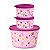 Tupperware Kit 3 Tigelas Ilumina Margarida - Imagem 1
