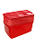 Tupperware Kit Tupperfresh Retangular 1,6 + 2,5 Litros Vermelho - Imagem 7