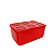 Tupperware Kit Tupperfresh Retangular 1,6 + 2,5 Litros Vermelho - Imagem 8