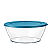 Tupperware Kit Tigelas Clear Policarbonato 2 Pecas Tampa Azul - Imagem 4