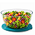 Tupperware Tigelas Clear Policarbonato 6 Litros Tampa Azul - Imagem 2