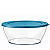 Tupperware Tigelas Clear Policarbonato 6 Litros Tampa Azul - Imagem 1