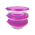 Tupperware Tigela Clear Policarbonato 410ml Uva - Imagem 3