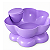 Tupperware Big Tigela Floresta 5,6 Litros + 1 Dip 470 ml Lilas - Imagem 3