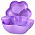Tupperware Big Tigela Floresta 5,6 Litros + 1 Dip 470 ml Lilas - Imagem 2
