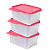 Tupperware Kit Basic Line 500ml 3 Peças - Imagem 1
