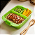 Tupperware Bandeja Cristalwave Retangular Geração II 650ml Verde - Imagem 2