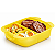 Tupperware Bandeja para Cristalwave Retangular Geração II 650ml Amarelo - Imagem 1