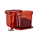 Tupperware Kit Pote Unami Policarbonato 500ml Vermelho 2 Peças - Imagem 1