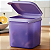Tupperware Modular Quadrado 4 Litros Classic Roxo - Imagem 4