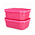 Tupperware Kit Freezer Line 450ml 2 Peças Lychee - Imagem 4