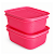 Tupperware Kit Freezer Line 450ml 2 Peças Lychee - Imagem 1