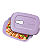 Tupperware Cristalwave Retangular Geração II Lilas 1L - Imagem 1