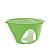Tupperware Kit Tigela Outdoor 4,3L + Tigela Ideal 400ml Verde - Imagem 5