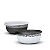 Tupperware Kit Tigela Toque Mágico Feras 3 Peças 4,3L + 550ml White + 500ml Black - Imagem 4