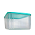 Tupperware Kit Tupperfresh Quadrado 1L + 1,5 Litros Verde Mint - Imagem 3